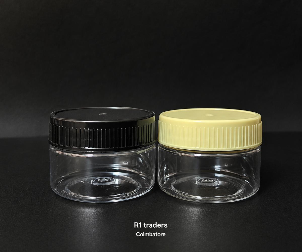 50 ML PET Jar 53 mm cap 12 pcs