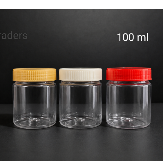 100 ML PET Jar 53 mm cap 336 pcs