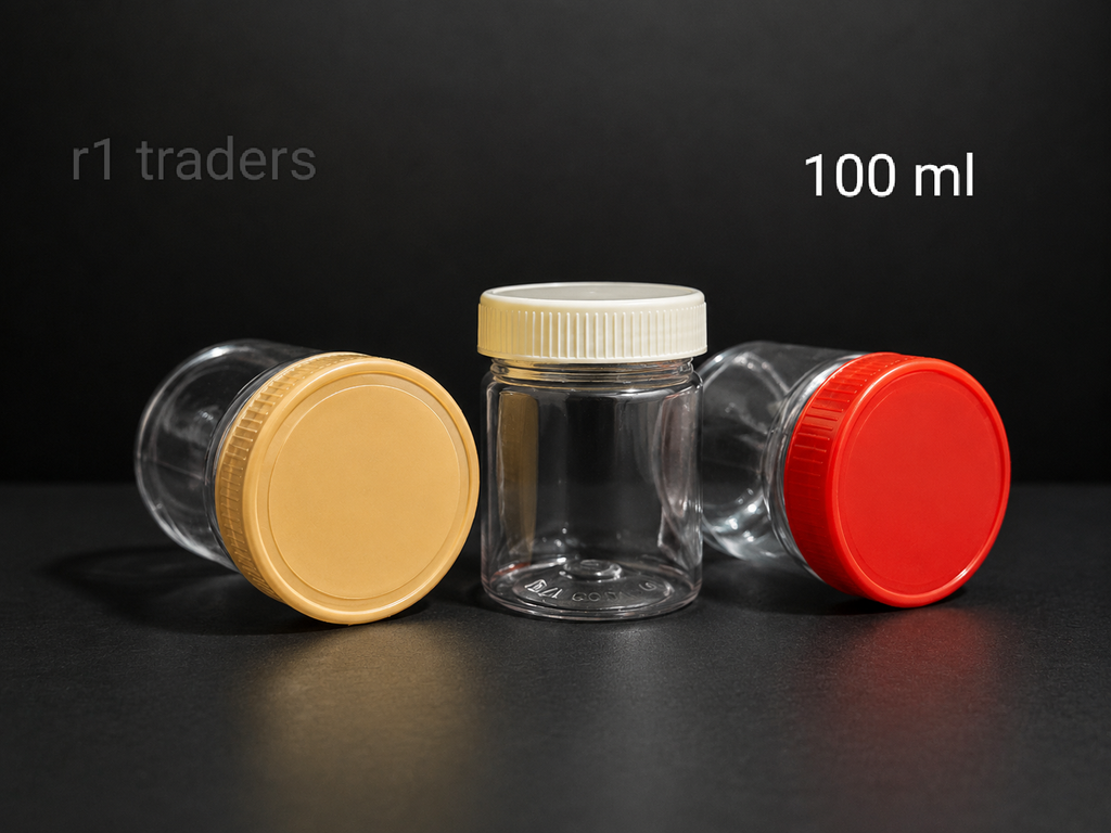 100 ML PET Jar 53 mm cap 336 pcs
