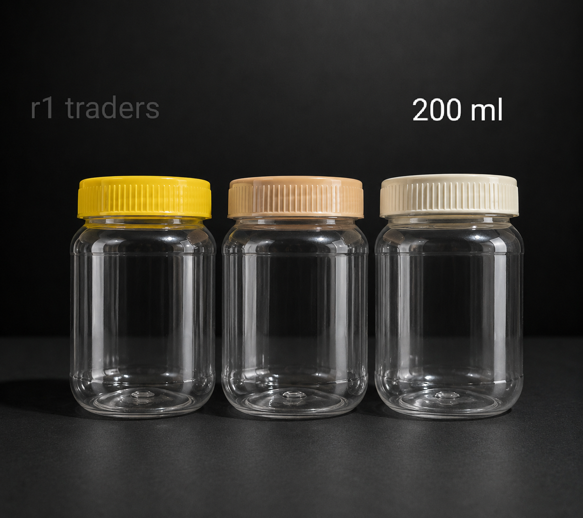 200 ML PET Jar 53 mm cap 224 pcs